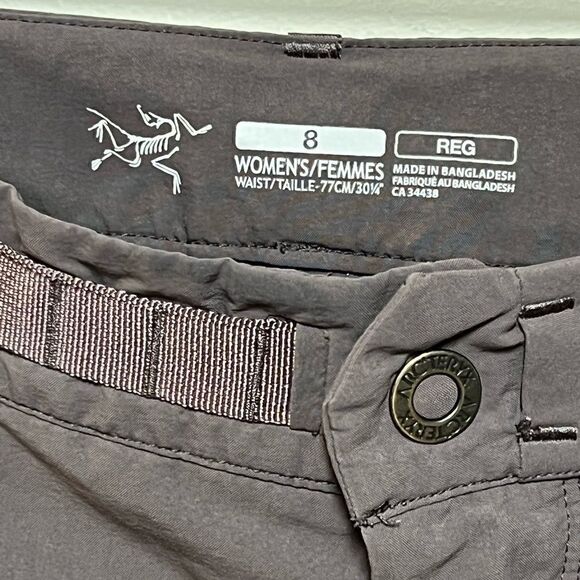 Arc’teryx Psiphon SL Womens Granite Grey Hiking Climbing pant Sz 8 - Picture 6 of 6